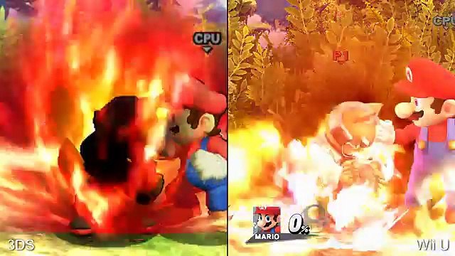 Super Smash Bros  3DS vs Wii U Comparison
