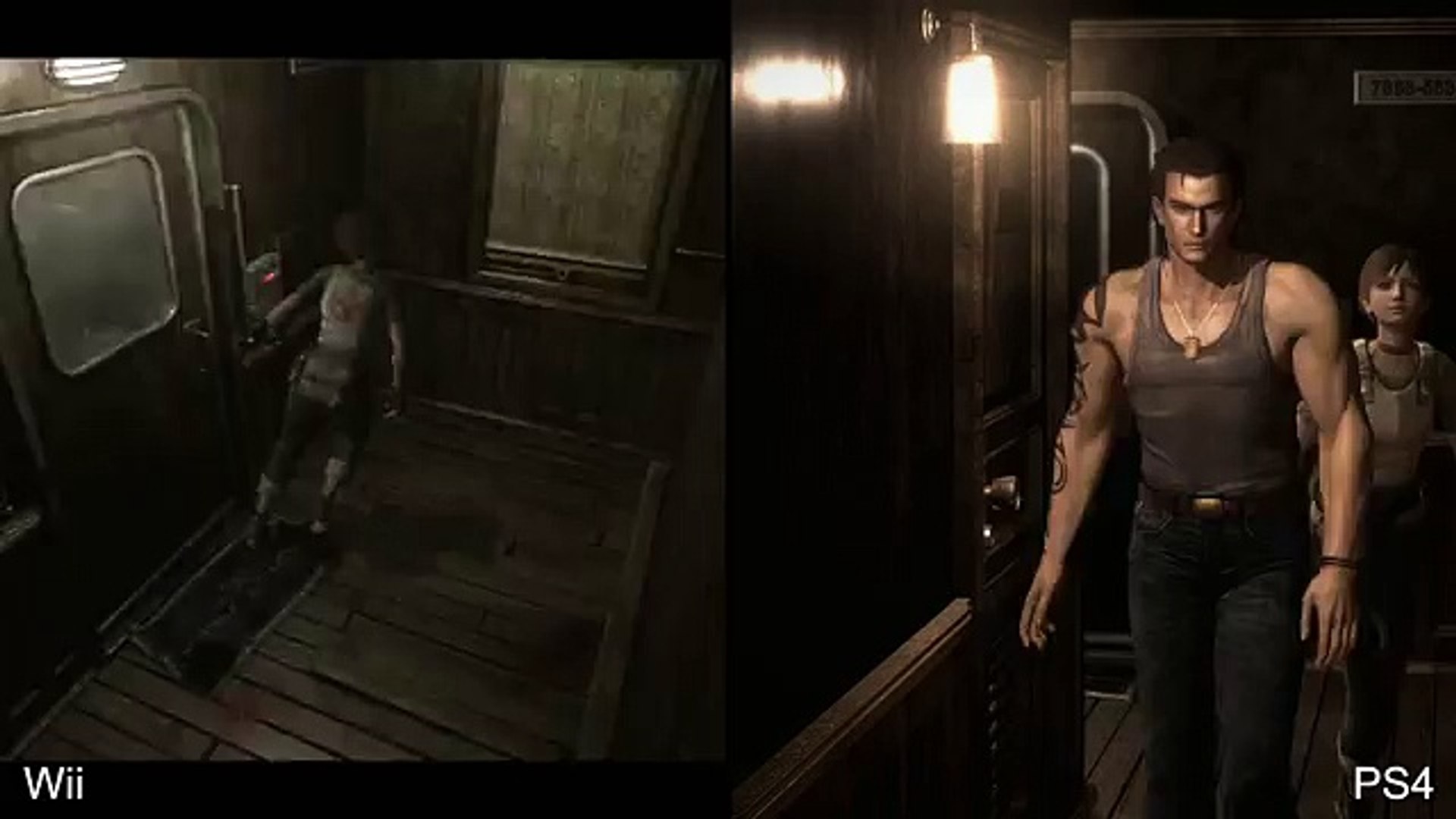 Resident Evil Zero Hd Remaster Ps4 Vs Wii Gamecube Graphics Comparison Video Dailymotion