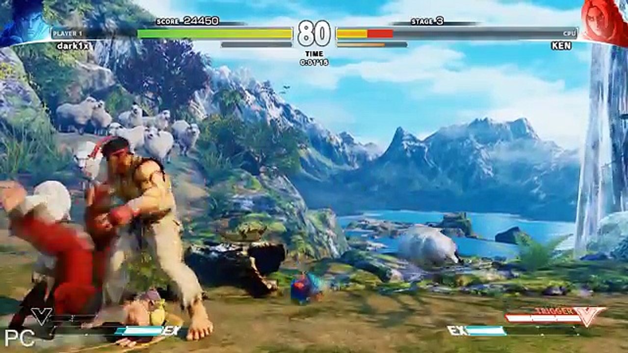 Street Fighter 5 PS4 vs PC Low Medium High Max Settings Comparison