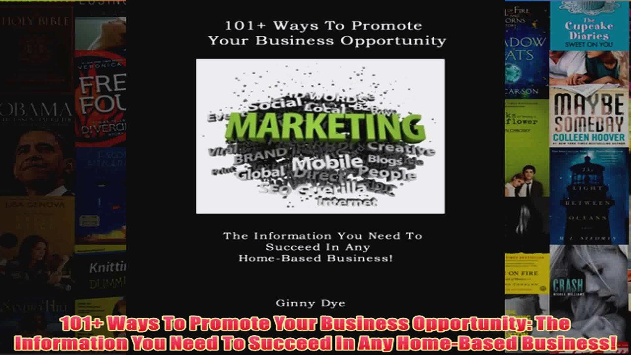 Download PDF  101 Ways To Promote Your Business Opportunity The Information You Need To Succeed In Any FULL FREE
