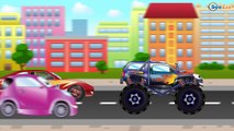 ✔ Voiture de course, Monster Truck pour enfants. Tiki Taki Voitures. Série 6 ✔