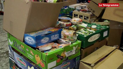 Quimper. Une équipe de la BBC Scotland en tournage à la banque alimentaire