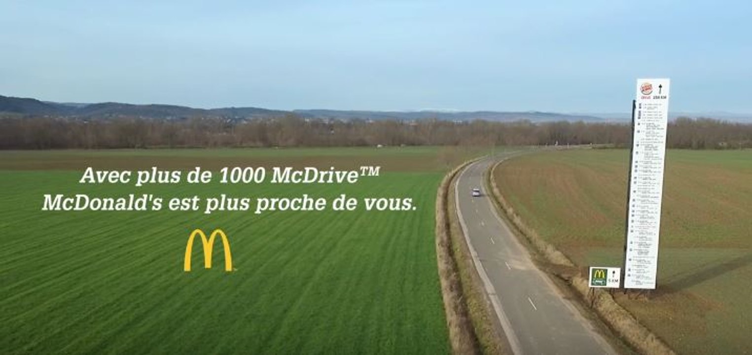McDonald attaque Burger King dans une pub en France !