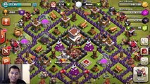 Clash of Clans - QUATRO GOWIPE TOWN HALL 8 ATTACK STRATEGY - TH8