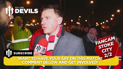 Make Or Break Time! | Manchester United 3-0 Stoke City | FANCAM