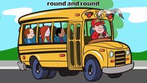 Wheels on the Bus Go Round and Round - Popular Childrens Song - Kids Song by The Learning Station