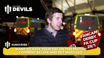 Martial, Mata Magic! | Derby County 1-3 Manchester United | FANCAM