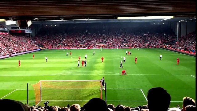 Let's pretend we scored a goal - Tottenham Hotspur away fans 4-0 at Liverpool