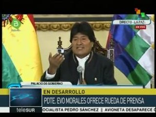 Evo Morales: Yo he respetado la decisión de los movimientos sociales