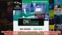 FreeDownload  Bisk CPA Review Auditing  Attestation  38th Edition 20092010 Comprehensive CPA Exam  FREE PDF