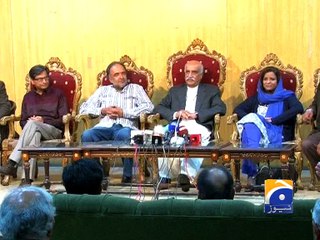 Former President Asif Zardari's statement became riddle for all