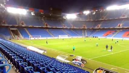 Ligue Europa : les Verts s'entraînent avant leur match face au FC Bâle