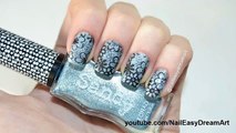 DIY Sugar Stamping Nails - Песочные лаки Стемпинг для ногтей