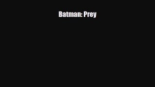 PDF Batman: Prey [PDF] Full Ebook