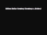 PDF Billion Dollar Cowboy (Cowboys & Brides) [Read] Full Ebook