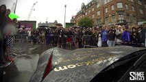 Driving the Gumball 3000 Start Line - House Cartu Ferrari F12 Berlinetta