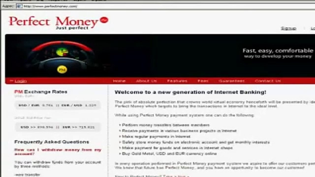 How To Create Perfect Money Account