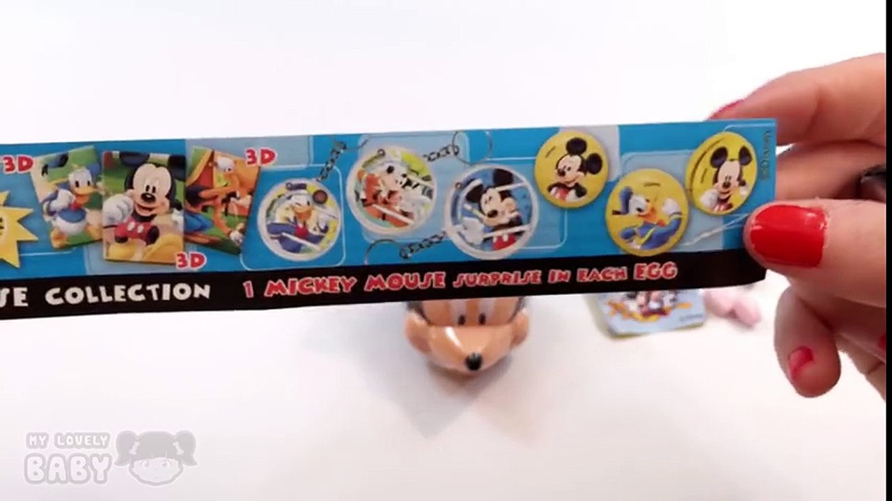 3 Surprise Eggs! Disney Mickey Mouse and Minnie Mouse Eggs Surprise