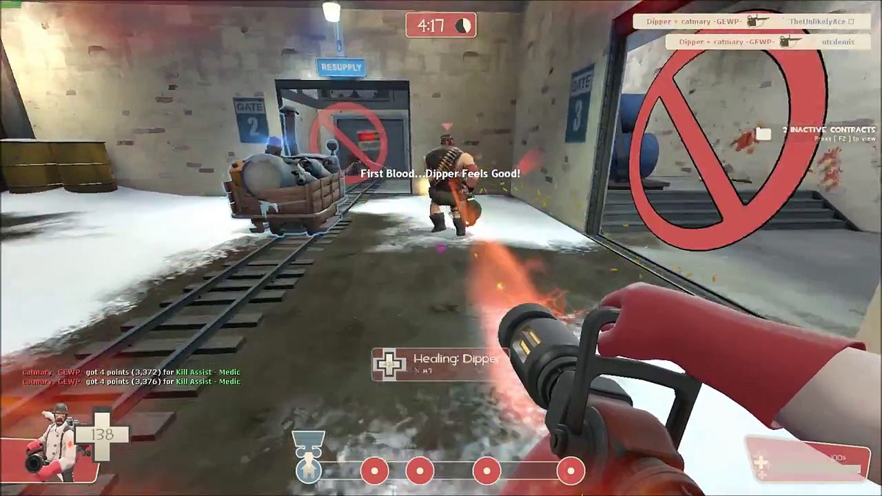 The Kills I get in Team Fortress 2
