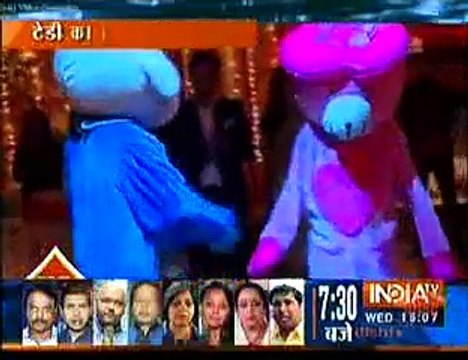 Thapki Pyaar Ki 24th February 2016 Bihaan ne Tedi Ban kar Kiya Thapki ko Kiss