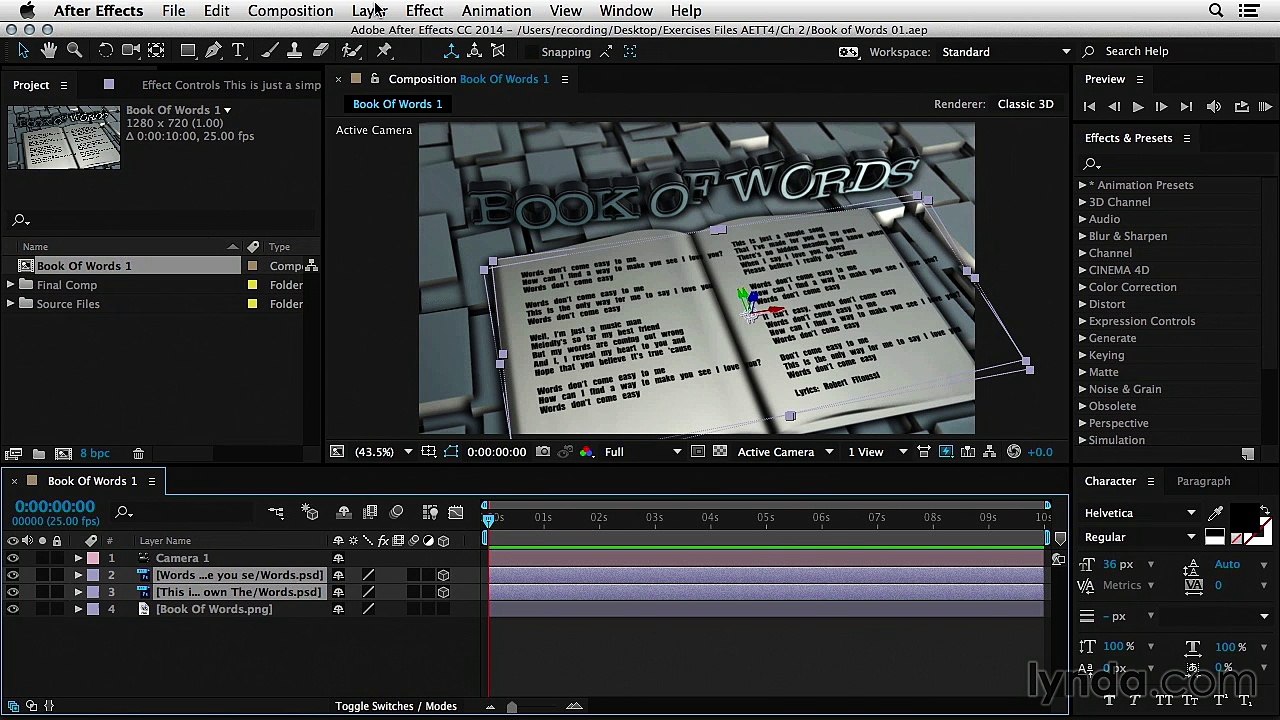 009 Make Photoshop text editable - After Effects Techniques