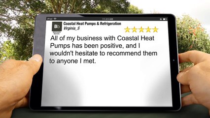 Coastal Heat Pumps & Refrigeration SaanichtonExcellentFive Star Review by Virginia_S