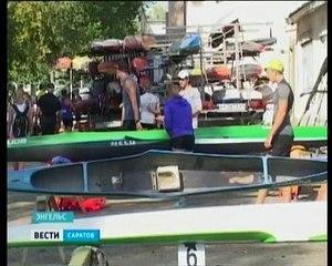 Соревнования по гребле на байдарках в Энгельсском районе