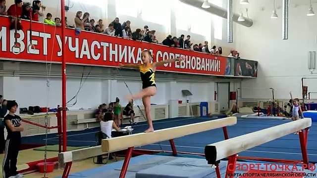 Спортивная гимнастика (gymnastics) - упражнения на бревне