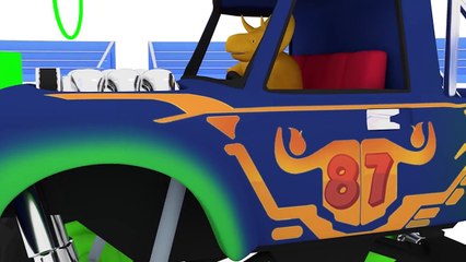 Apprendre les formes avec Dino le Dinosaure & Monster Truck | Dessin animé éducatif en français