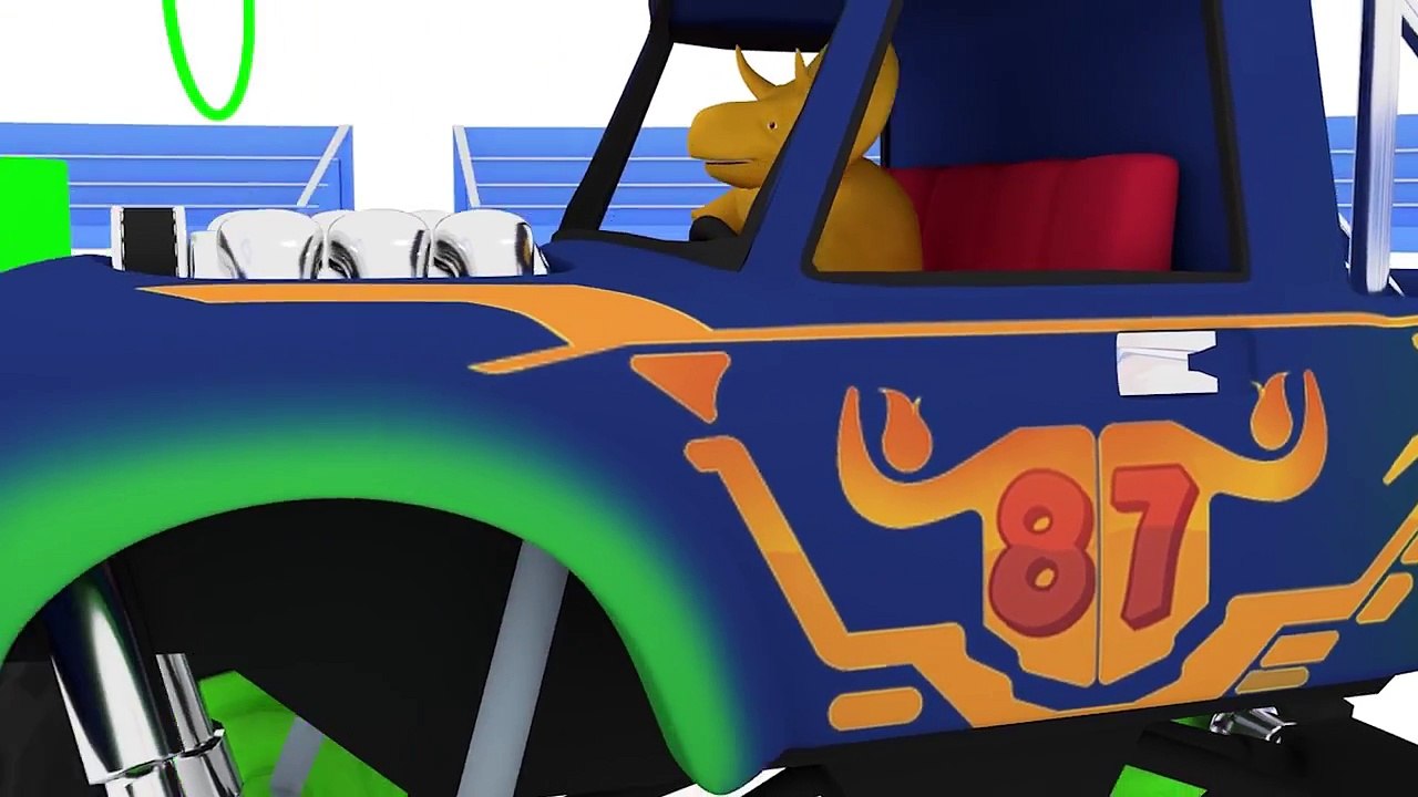Apprendre les formes avec Dino le Dinosaure & Monster Truck | Dessin animé éducatif en français