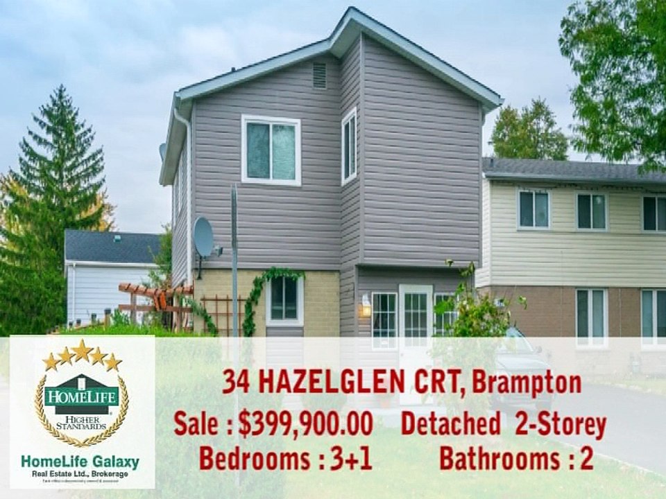 34 Hazelglen Crt, Brampton, ON