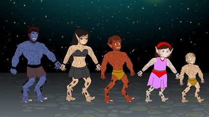 Finger Family Epic Battles Human Wolf Vs Cerberus | Finger Family Nursery Rhymes