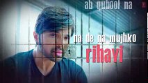 BEKHUDI Lyrical Video Song - TERAA SURROOR - Himesh Reshammiya, Farah Karimaee - T-Series - YouTube