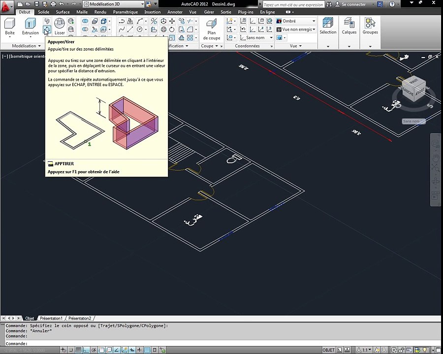 AutoCAD 3D House Modeling Tutorial - 1 - 3D Home Design.mp4-