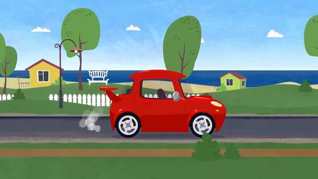 Çizgi film Doktor Mac Wheelie Kırmızı araba Türkçe dublaj