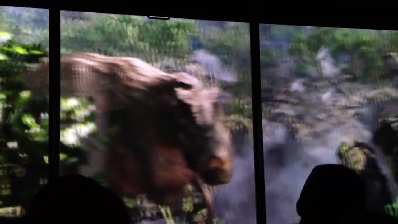 King Kong ride (on ride) in Universal Studios LA