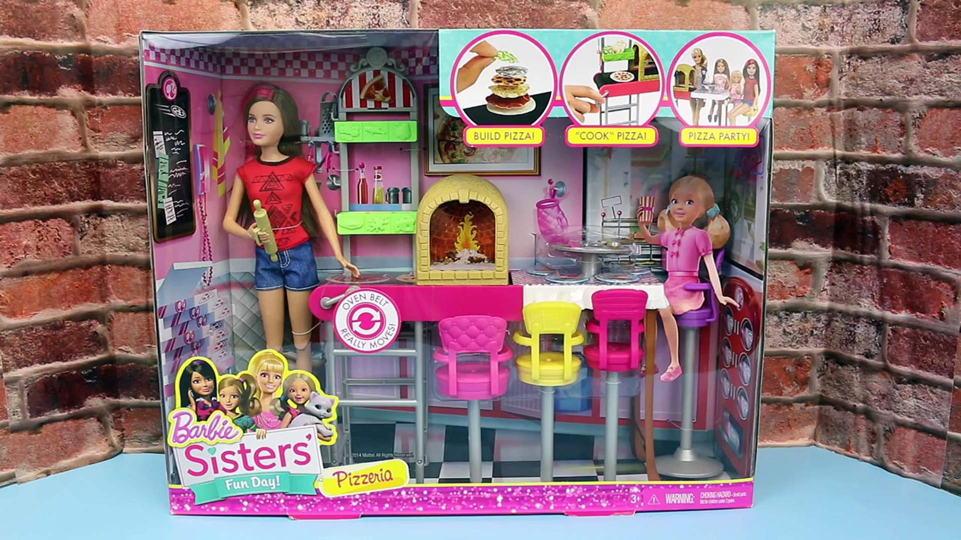 barbie pizza playset