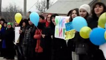 Украина Старый Крым против войны Митинг 08.03.14