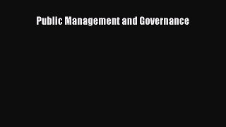 [PDF] Public Management and Governance Read Full Ebook