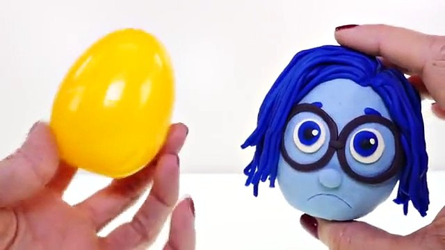 Disney Pixar INSIDE OUT Movie emotions SURPRISE EGG with Sadness, Fear, Disgust, Anger, Joy // TUYC