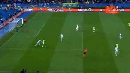 David Silva Goal - Dyn. Kiev 0 - 2 Manchester City - 24-02-2016
