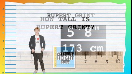 How Tall Is Rupert Grint? - Height Comparison!