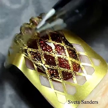 Бомбовский маникюр за пять минут 5