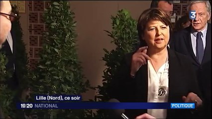Martine Aubry fustige la politique du gouvernement