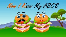 ABC Song For Children Burger Cartoon | Alphabet Song - Nursery Rhymes Songs | ABCD Song for Children
