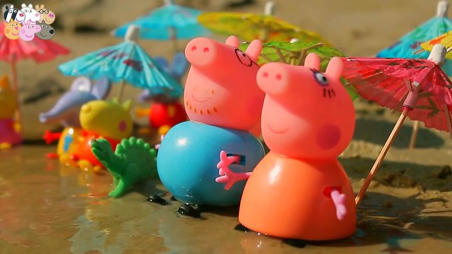 Peppa Pig Свинка Пеппа. Мультфильм для детей. Свинка Пеппа отдых на пляже. PigStory