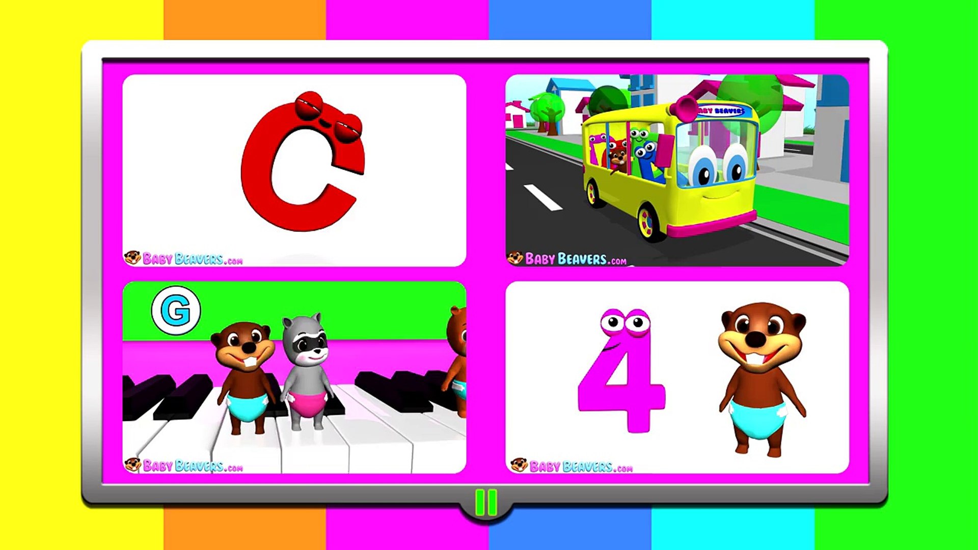 ⁣Colors & Shapes Kids FRENCH | Couleurs et Formes | Songs + Lessons | Baby Learning Kinderg