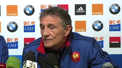 XV de France - Novès : "Sur le terrain, il n'y a que 15 mecs en face"
