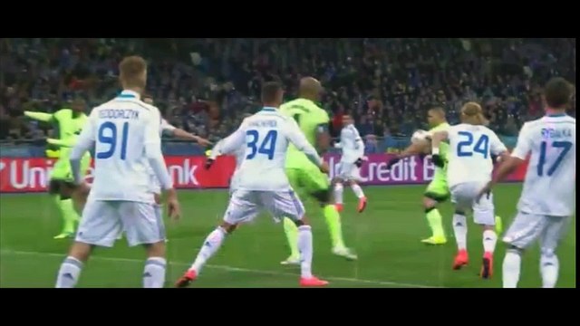 CLラウンド16　1stレグ　ディナモ・キエフvsマンチェスター・シティ　ハイライト