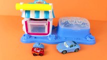 Play Doh Disney Cars Prank Double Desserts New 2014 Play-Dough Toy Set Micro Drifters McQueen Family